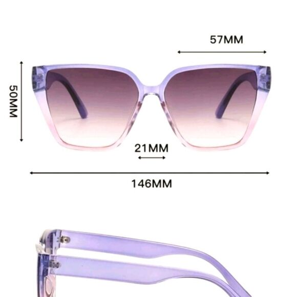 BRAND New Oversized Ombre sunglasses - Picture 3 of 4